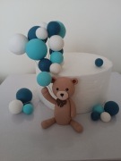Miś na tort balony 