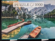 Puzzle Lago di Braies Dolomity 1000 szt
