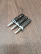 Zestaw 3 isostatów Unitra 18pin bistabilne na listwie 