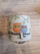 Lampa ścienna kinkiet Sówki
