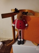 nowy rok,dekoracyjna figurka jelenia.