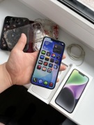Telefon IPhone 14 256GB 91% Kondycji Czarny Duży Zestaw!