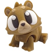 Figurka kolekcjonerska Miś ruchoma ozdoba Niedźwiadek Niedźwiedź druk 3D 