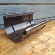 Złączka rynny GAMRAT 125mm brąz