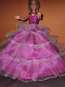 Suknia ,ubranko dla lalki barbie