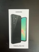 ZAPLOMBOWANY Samsung Galaxy A26 5G BLACK 8/256GB gw 24 m bez rat