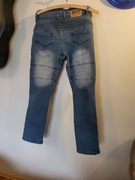 Spodnie damskie  jeansy motocyklowe z ochraniaczami S/M 34