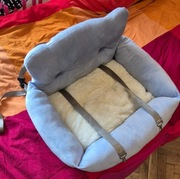 Fotelik do transportu/legowisko 57cmX46cm dla psa/kota  BŁĘKITNY, MIĘKKI