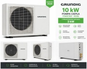Pompa ciepła Grundig 10 kW + grzałka 3 kW | NOWA