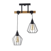 Lampa sufitowa wisząca belka drewniana loft E27 nowa