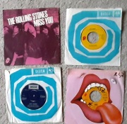 ROLLING STONES – 4 single (miss you…Ruby Tuesday…Angie…fool to cry)