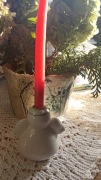 Porcelanowy świecznik Aniołek 