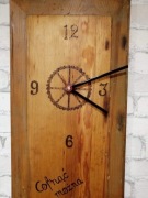 Zegar ścienny drewniany
