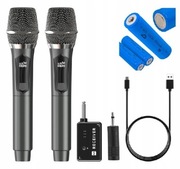  Bezprzewodowy Mikrofon Karaoke Zasięg 60m Czas Pracy 50h