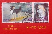 Znaczki fauna:612: psy, zwierzęta- Wyspy Owcze 1994r 