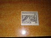 Znaczek pocztowy o nominale 1zł Polski drzeworyt ludowy XVI w. 1974