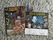LP - IRON MAIDEN - Somewhere In Time - PROMO INSERT ! 1 st. UK EMC 3512