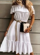 Sempre letnia sukienka muślin muślinowa Hiszpanka premium Uni