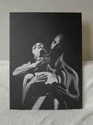 Obraz na płótnie akrylowy ręcznie malowany 60x80 cm