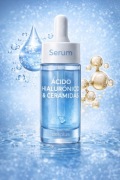 Serum do twarzy kwas hialuronowy ceramidy 30ml nawilżające regenerujące
