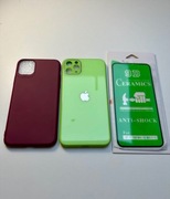 2 Nowe Etui, Case, Obudowa iPhone 11 PRO MAX, szkło ekran