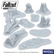 Fallout Wasteland Warfare Basing Greebles Logs, Stumps & Roots