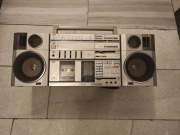 Rzadki, zabytkowy magnetofon kasetowy JVC PC-R55W / D55W z lat 80.,