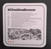 Podstawka nowy browar gdański GDANB-001 pomarańczowe kropki (wersja1)