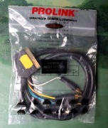 Kabel połączeniowy EURO-SCART (Euro) - 6x RCA (cinch) - długość 1,0m