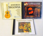 Segovia, Williams, Domański-zestaw CD z muzyką na gitarę klasyczną