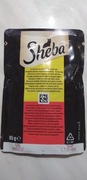 Karma dla kota saszetki Sheba wołowina i kurczak w sosie 85 gr