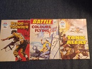 3 stare  komiksy z serii War - Picture Library j. angielski zestaw