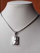 Zawieszka z masą perłową srebro próba 925