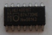 4001 SMD  HEF4001BT   4 bramki NOR   PHILIPS