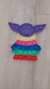 Yoda Pop it zabawki typu Fidget Push Sensory 