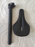 Siodełko rowerowe Velo + sztyca 