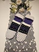 grube, ciepłe skarpety