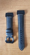 Pasek do zegarków Garmin Quickfit 26mm czarny skórzany