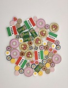 Lego elementy przekąski jedzenie - nadruki - elementy mix