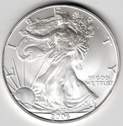 Amerykański orzeł 2006r - 1uncja srebra
