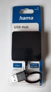 USB-Hub firmy hama - kolor czarny