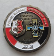 Coin PKW Irak XX Zmiana - coin wojskowy 7BOW