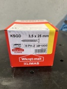 Wkręty klimas ksgd 3,5x25mm