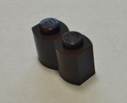 Lego 30136 klocek palisada 1x2 c. brązowy - 2 sztuki !