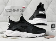 Buty NIKE AIR HUARACHE damskie czarne sportowe - Rozmiar 38