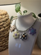Naszyjnik hand made z gliny 