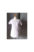 Bawełniana różowa bluzka t-shirt basic XS S