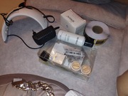 Zestaw lampa UV LED + kosmetyki i akcesoria