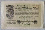 Banknot Niemcy 20 000 000 marek 1923 r.
