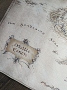 Podkładka na biurko, mapa Władca Pierścieni, nowa! 90x40 cm